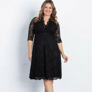 Kiyonna Black Lace Dress